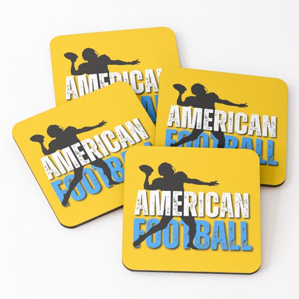 Item preview, American Football Grunge Typography T-Shirt NFL Fan Gift Quarterback Tee designed and sold by oonproducts.