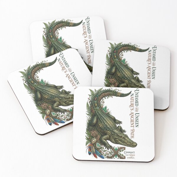 Item preview, Crocodile Alligator Untamed Nature Ancient Path designed and sold by Sovereign Supply Co..