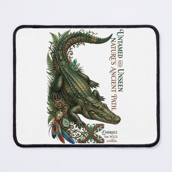 Item preview, Crocodile Alligator Untamed Nature Ancient Path designed and sold by Sovereign Supply Co..