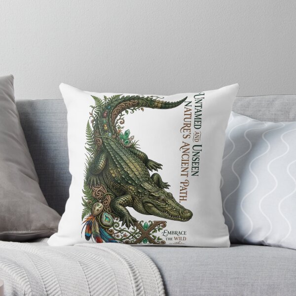 Item preview, Crocodile Alligator Untamed Nature Ancient Path designed and sold by Sovereign Supply Co..