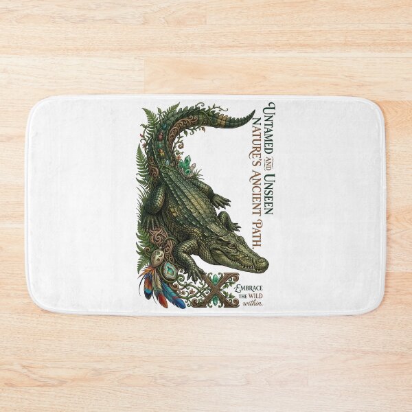 Item preview, Crocodile Alligator Untamed Nature Ancient Path designed and sold by Sovereign Supply Co..