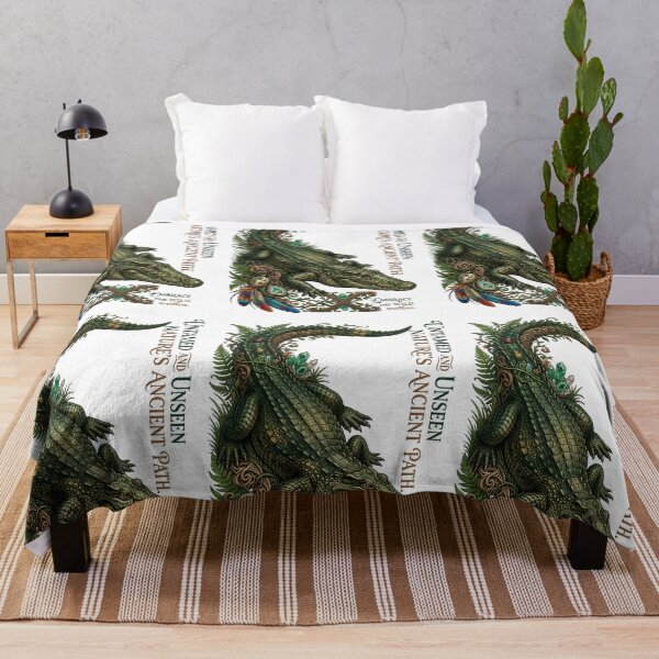 Item preview, Crocodile Alligator Untamed Nature Ancient Path designed and sold by Sovereign Supply Co..