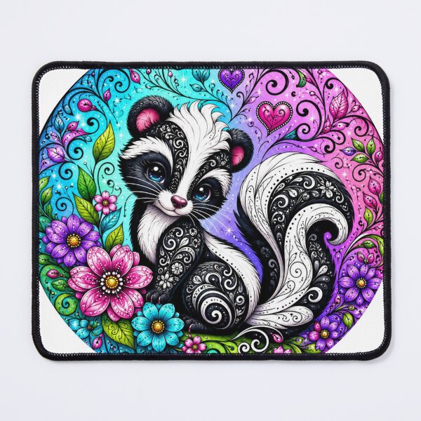 Item preview, Cute Baby Skunk designed and sold by PaintedbyCarol.