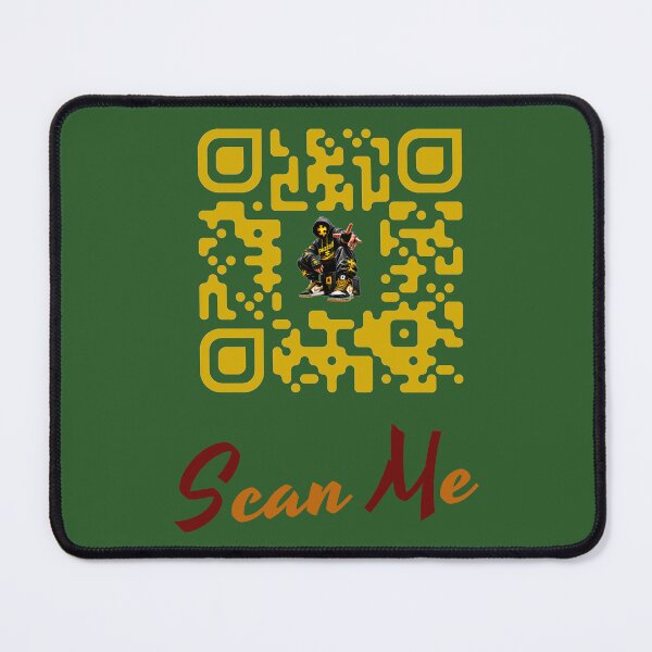 Item preview, Urban Streetwear QR Code Art - Yellow Puzzle Mask designed and sold by puzzell.