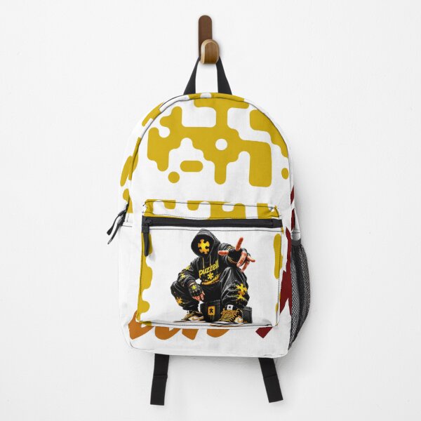 Item preview, Urban Streetwear QR Code Art - Yellow Puzzle Mask designed and sold by puzzell.