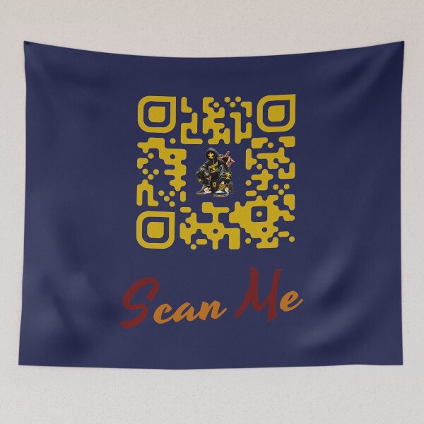 Item preview, Urban Streetwear QR Code Art - Yellow Puzzle Mask designed and sold by puzzell.