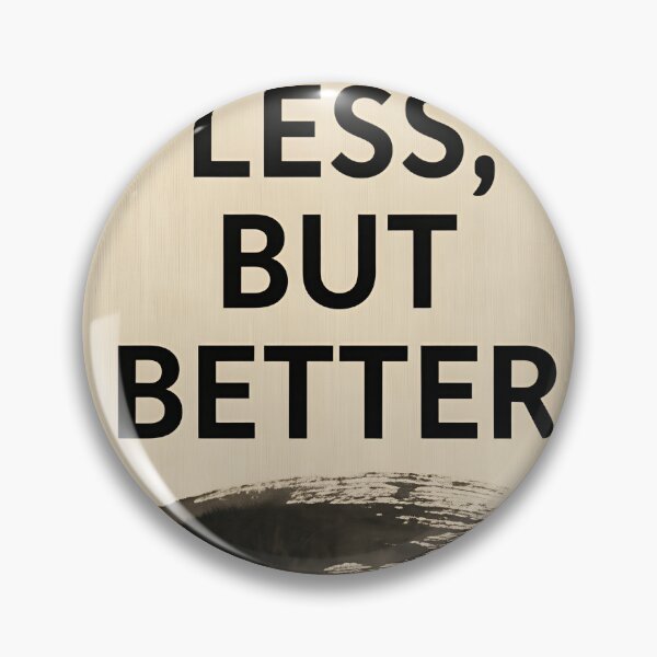 Item preview, Japandi Wall Art Print LESS BUT BETTER designed and sold by OdinLabs.