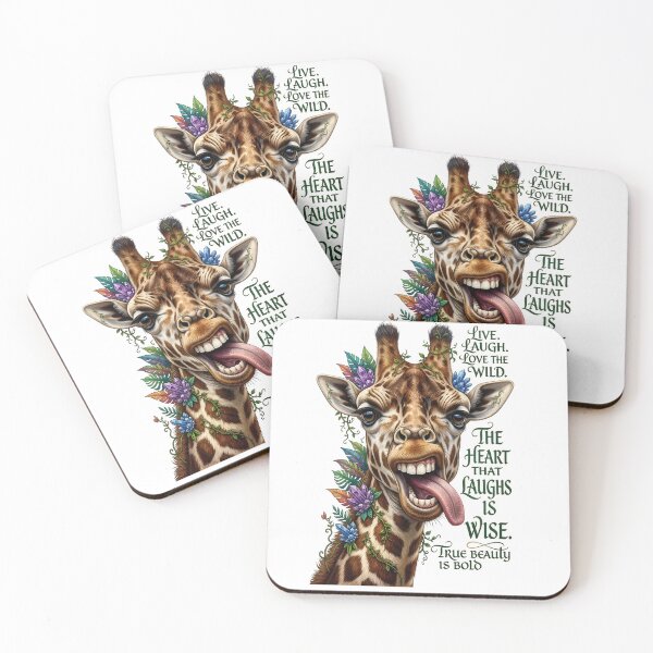 Item preview, Funny Giraffe Live Laugh Love Wild designed and sold by Sovereign Supply Co..