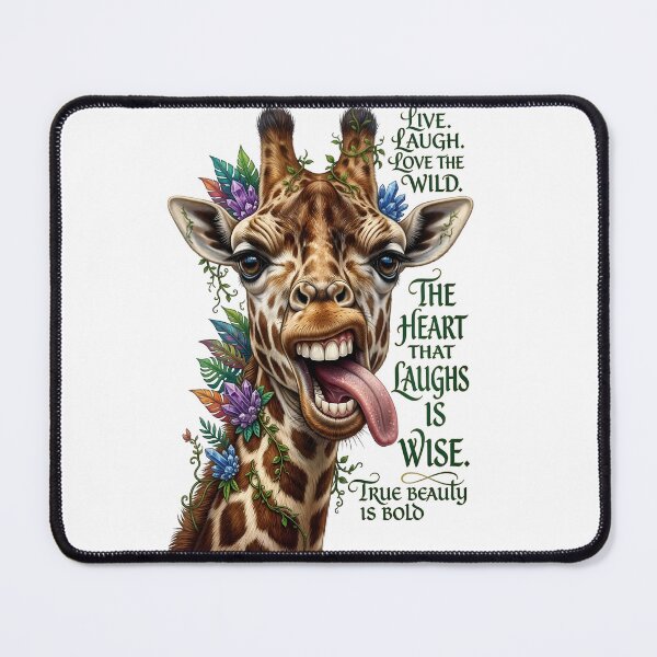 Item preview, Funny Giraffe Live Laugh Love Wild designed and sold by Sovereign Supply Co..