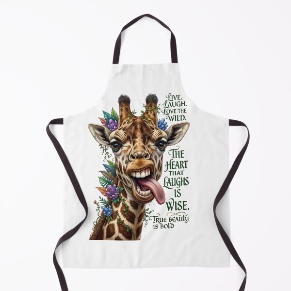 Item preview, Funny Giraffe Live Laugh Love Wild designed and sold by Sovereign Supply Co..