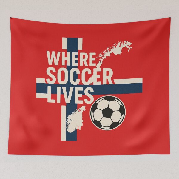 Item preview, Where Soccer Lives - Norway designed and sold by Endeva4eva.