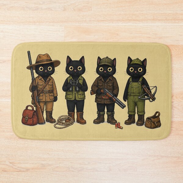Item preview, Cat Hunting Party designed and sold by AIEverything.