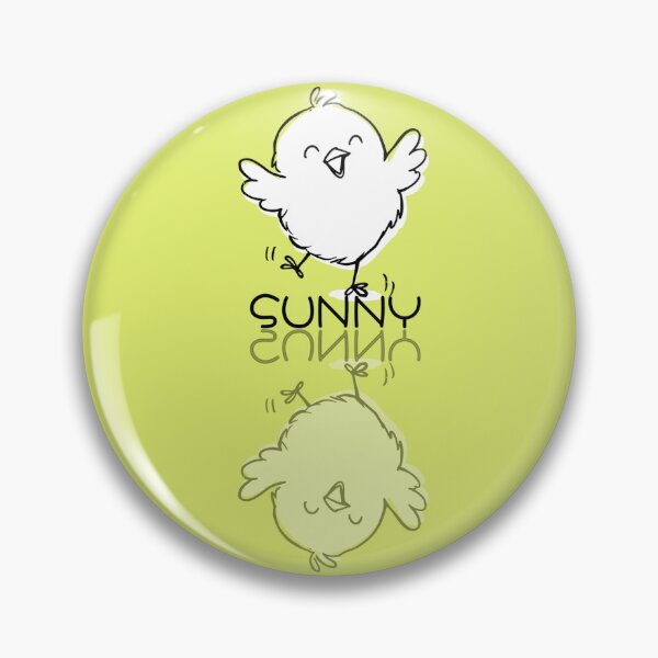 Item preview, Cute Yellow Dancing Chick Doodle Reflection SUNNY designed and sold by TackyTime.