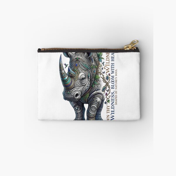Item preview, Tribal Mandala Rhino Own Thy Wildness designed and sold by Sovereign Supply Co..