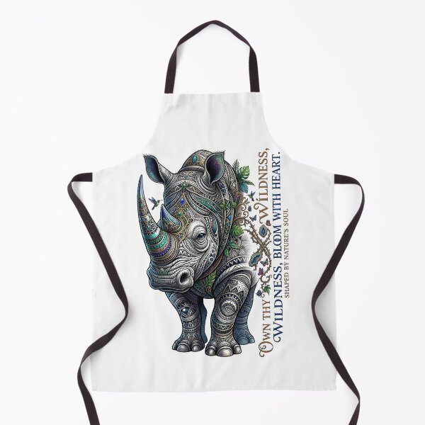 Item preview, Tribal Mandala Rhino Own Thy Wildness designed and sold by Sovereign Supply Co..