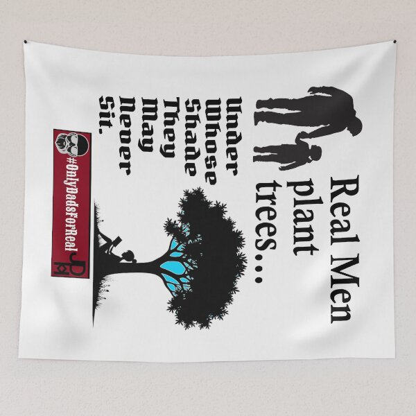 Item preview, Real Men Plant Trees (White) *More Colors Available in Collection designed and sold by OnlyDadsForReal.