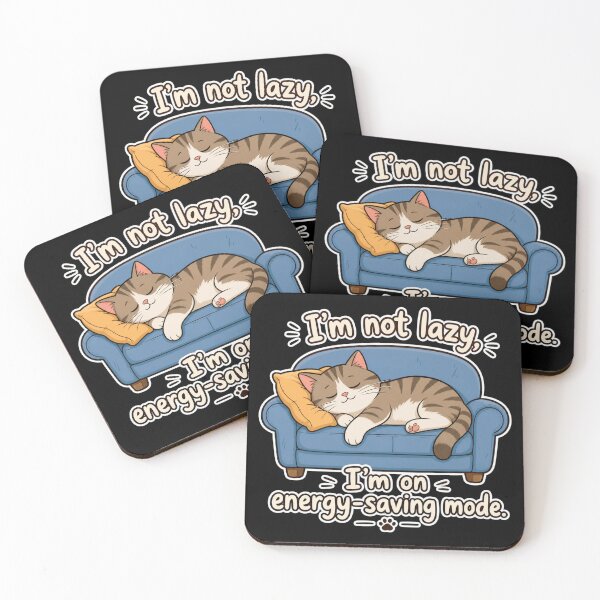 Item preview, Funny Cat On Energy Saving Mode designed and sold by Sitthikon123.