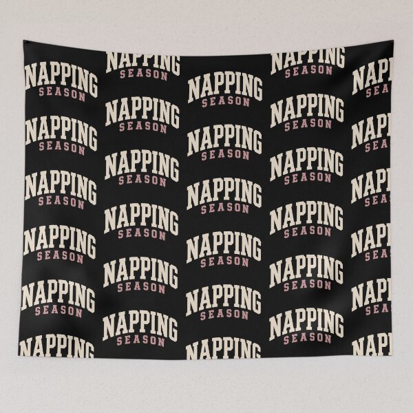 Item preview, Napping Season Funny Sleepy Aesthetic Varsity Graphic designed and sold by JackCurtis1991.