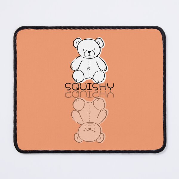 Item preview, Cute Pink Teddy Bear Doodle Reflection SQUISHY designed and sold by TackyTime.