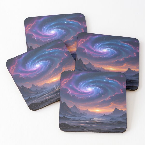 Item preview, Cosmic Landscape at Sunset designed and sold by Snow-Ista.