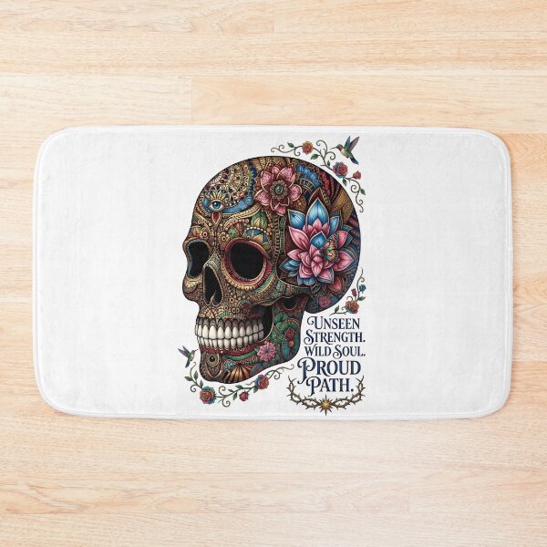Item preview, Floral Mandala Skull Unseen Strength Wild Soul designed and sold by Sovereign Supply Co..