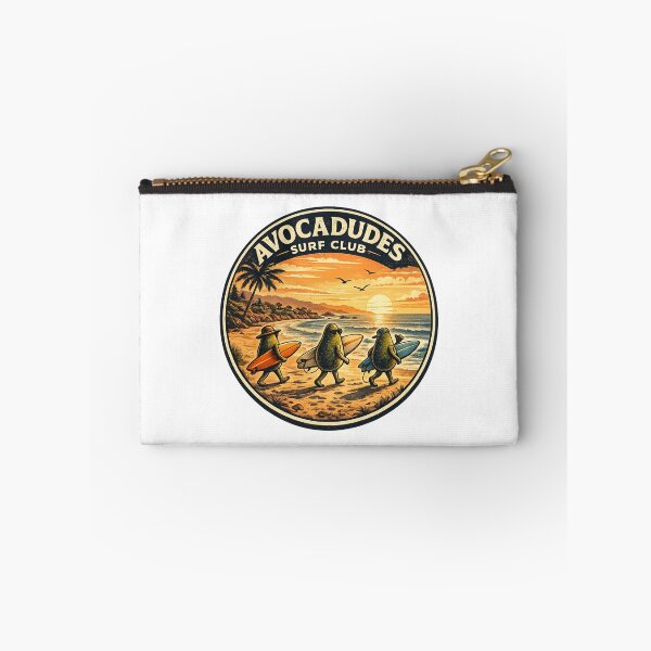 Item preview, Avocadudes Surf Club: Retro Sunset Avocado Surfers designed and sold by CircinusStore.