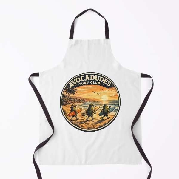 Item preview, Avocadudes Surf Club: Retro Sunset Avocado Surfers designed and sold by CircinusStore.