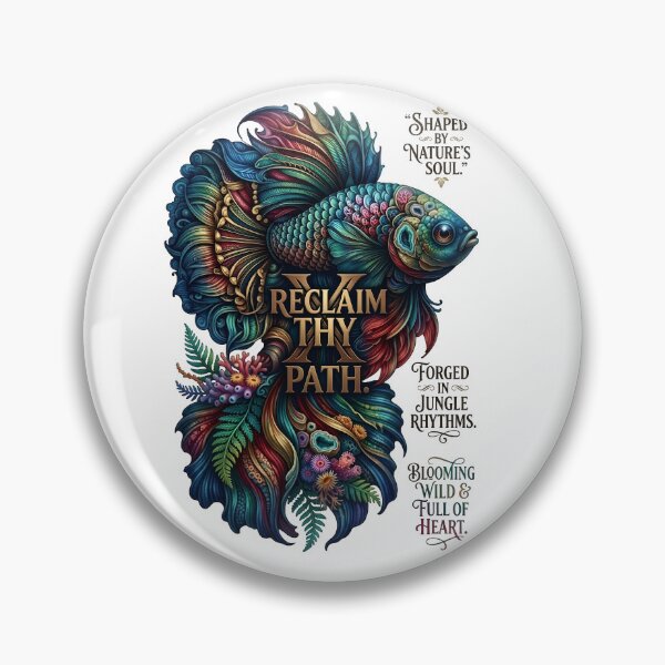 Item preview, Betta Fish Reclaim Thy Path Aquatic Streetwear designed and sold by Sovereign Supply Co..