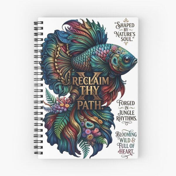 Item preview, Betta Fish Reclaim Thy Path Aquatic Streetwear designed and sold by Sovereign Supply Co..