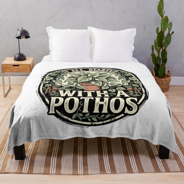 Item preview, It All Started With A Pothos And Now I Have A Jungle Funny Plant Humor designed and sold by get55shirt.