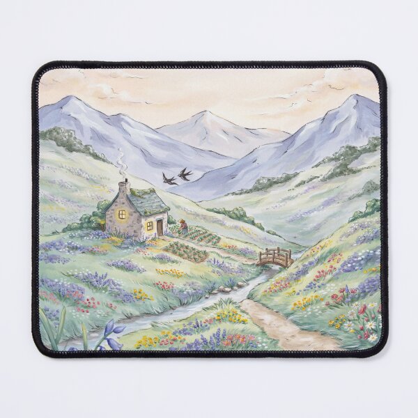 Item preview, A house in the lower reaches of the blue mountains. designed and sold by elegantpaterns.