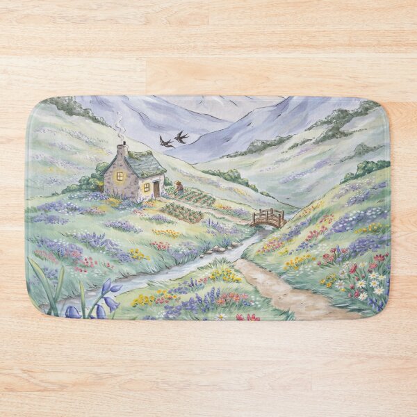Item preview, A house in the lower reaches of the blue mountains. designed and sold by elegantpaterns.