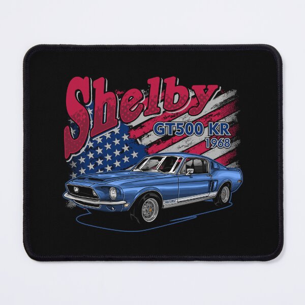 Item preview, Shelby GT500 KR 1968 American Muscle Car Vintage Patriotic Illustration designed and sold by RAS-77.