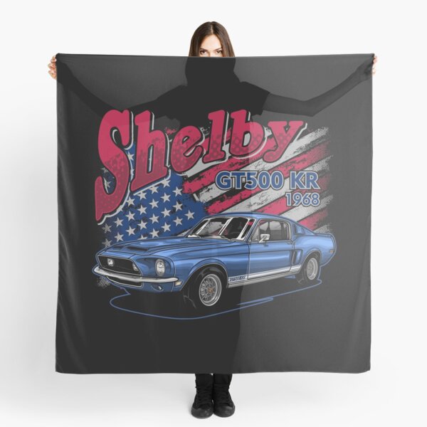 Item preview, Shelby GT500 KR 1968 American Muscle Car Vintage Patriotic Illustration designed and sold by RAS-77.
