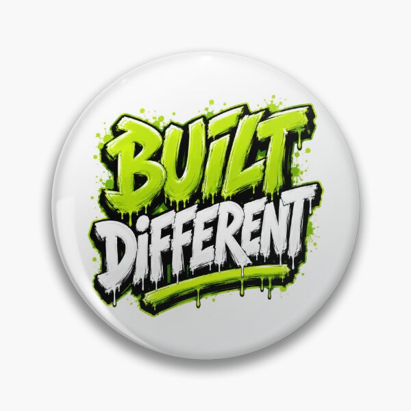 Item preview, Built Different Ambition Mindset Motivation Quote designed and sold by the-dovlat.