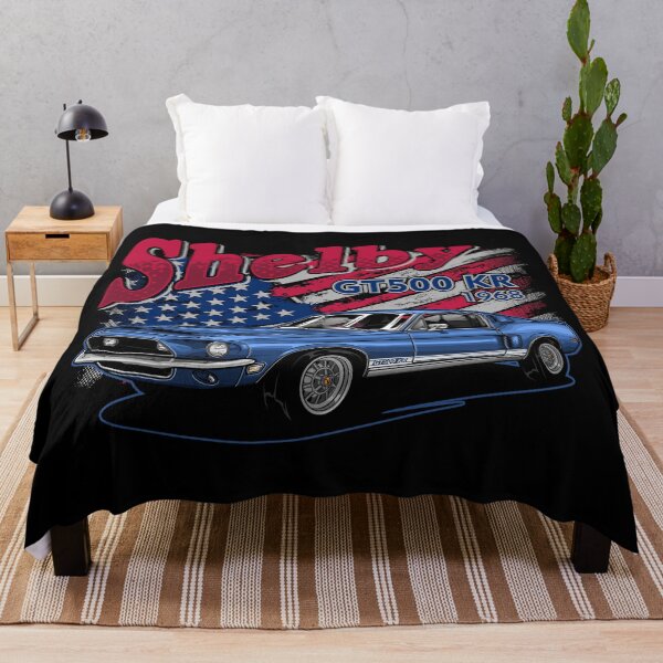 Item preview, Shelby GT500 KR 1968 American Muscle Car Vintage Patriotic Illustration designed and sold by RAS-77.