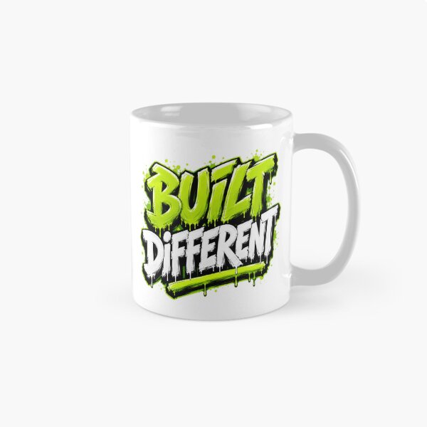 Item preview, Built Different Ambition Mindset Motivation Quote designed and sold by the-dovlat.