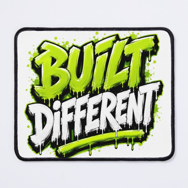 Item preview, Built Different Ambition Mindset Motivation Quote designed and sold by the-dovlat.