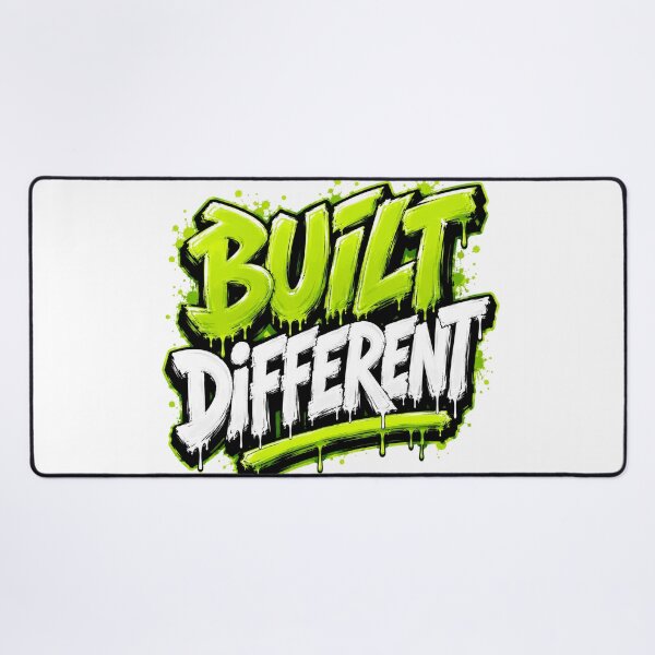 Item preview, Built Different Ambition Mindset Motivation Quote designed and sold by the-dovlat.