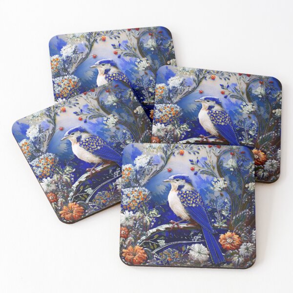 Item preview, Delft Blue Bird designed and sold by Blijjet Creative Studio.