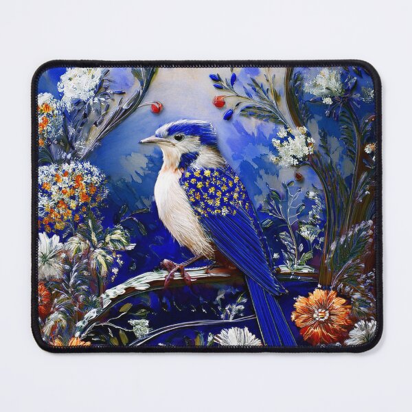 Item preview, Delft Blue Bird designed and sold by Blijjet Creative Studio.