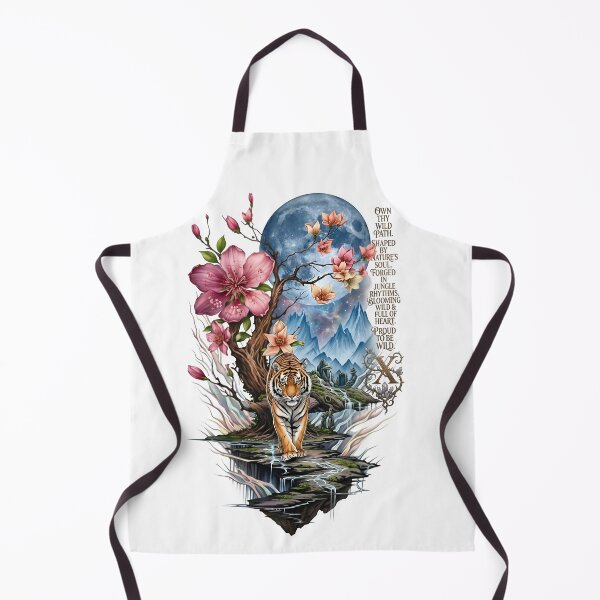 Item preview, Tiger Moon Blossom Fantasy Wild Nature designed and sold by Sovereign Supply Co..