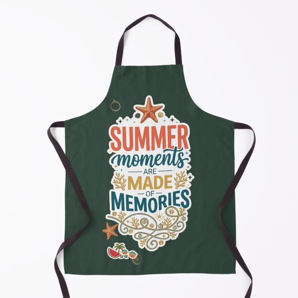 Item preview, Summer Moments Are Made Of Memories Sticker - Retro Beach Typography Design designed and sold by zakman02.