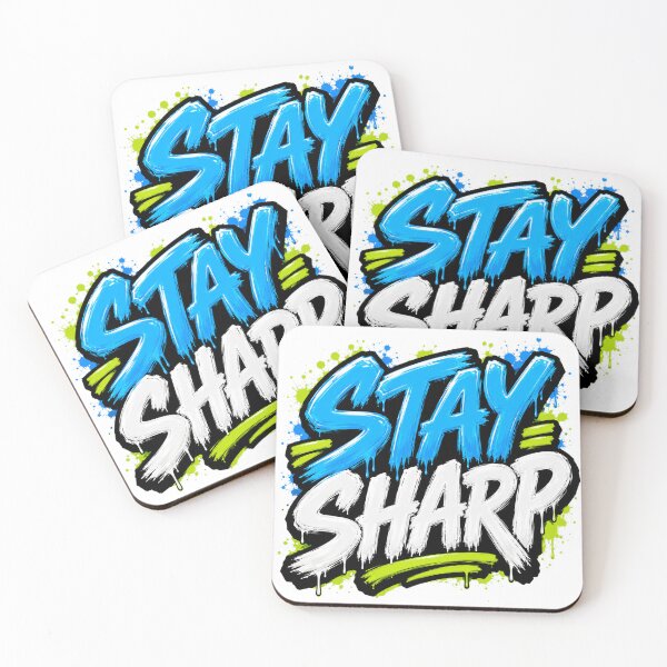 Item preview, Stay Sharp Focused Mindset Motivation Quote designed and sold by the-dovlat.