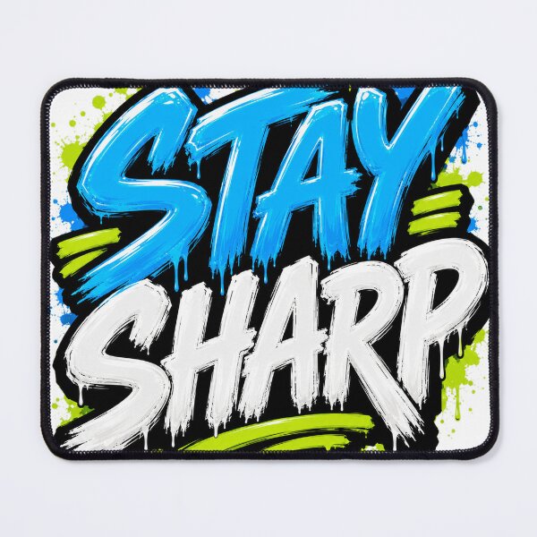 Item preview, Stay Sharp Focused Mindset Motivation Quote designed and sold by the-dovlat.