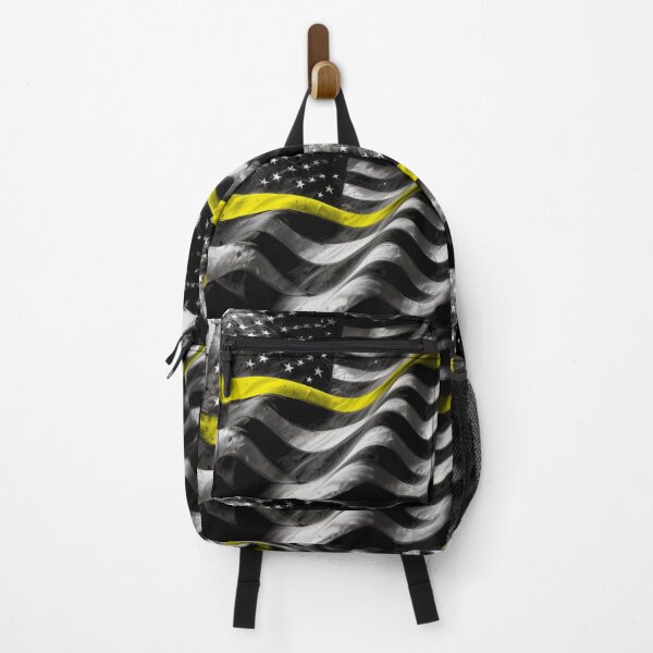Item preview, Thin Yellow Line Grunge American Flag designed and sold by artistwill.