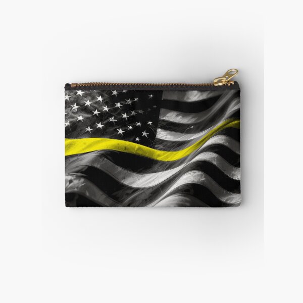 Item preview, Thin Yellow Line Grunge American Flag designed and sold by artistwill.
