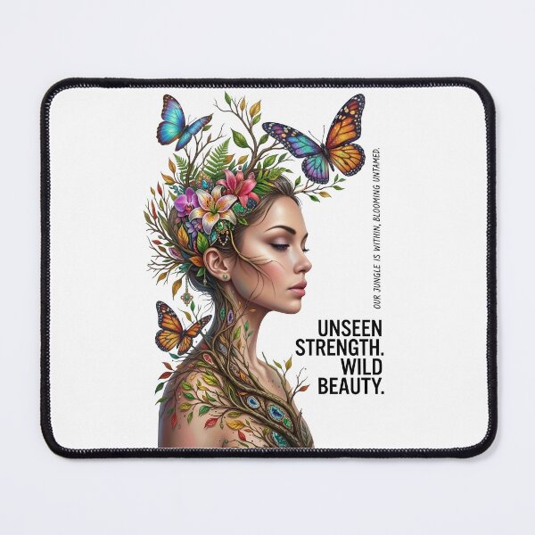 Item preview, Nature Goddess Floral Butterfly Boho Aesthetic designed and sold by Sovereign Supply Co..
