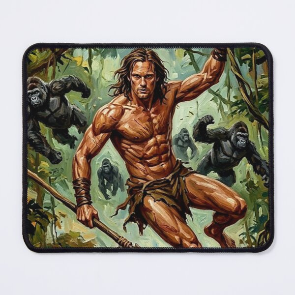 Item preview, Lord of the Jungle – Tarzan Fine Art Print designed and sold by Art's Diner.