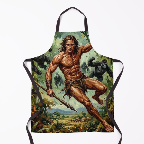 Item preview, Lord of the Jungle – Tarzan Fine Art Print designed and sold by Art's Diner.